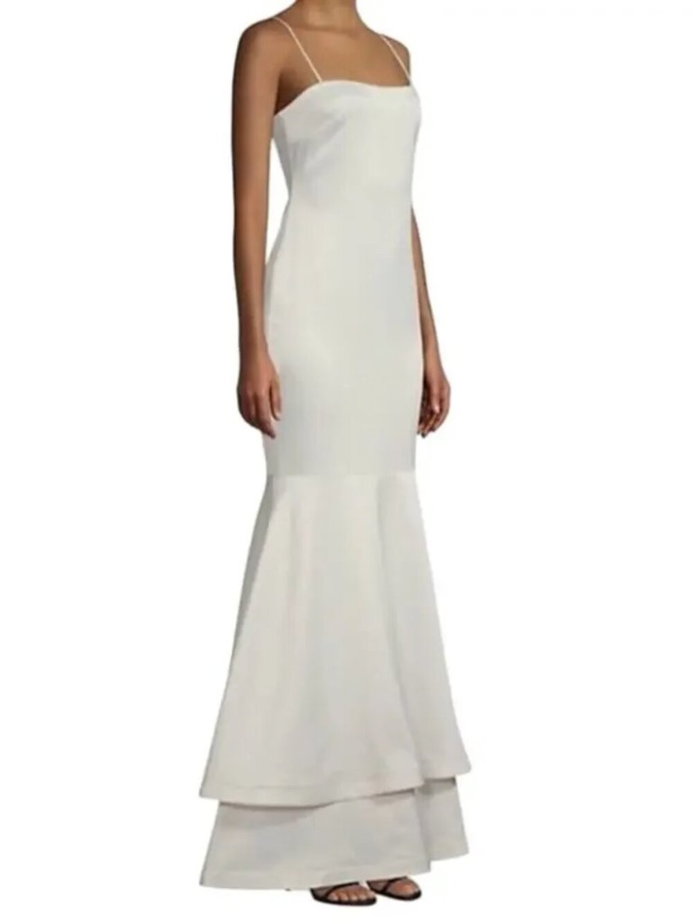 Revolve LIKELY Aurora Women's Maxi Mermaid Prom Gown White MSRP $398 Size 8